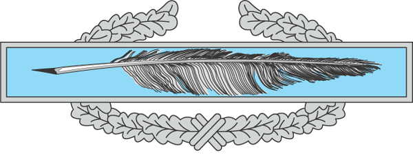 combat writing badge